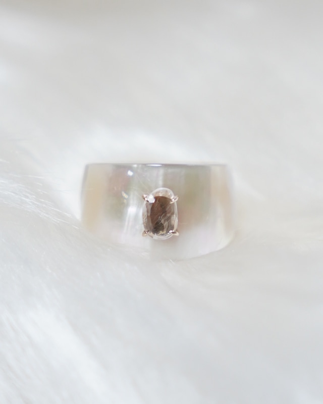 （K10）Thalatta Ring(Andesine Labradorite)