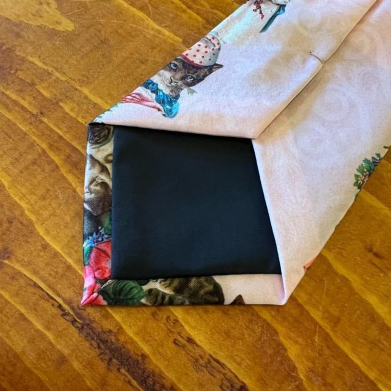 TOPANGA Accessory Heritage Tie, Angel Cat, Pink, Perfect for Gifts, Formal, Casual, Classic, Vintage　