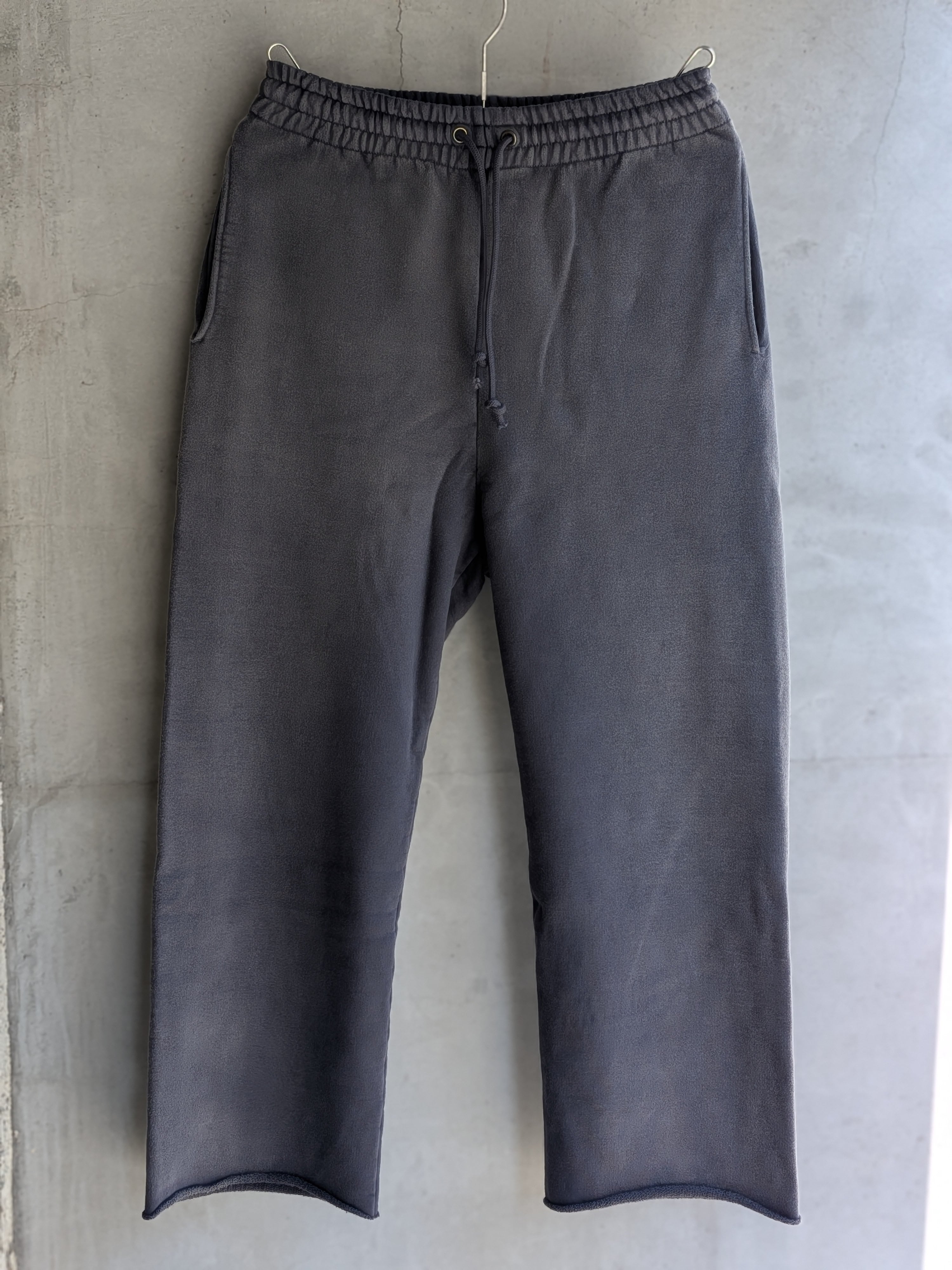 BOWWOW WEATHERED SWEAT PANTS -EGGPLANT
