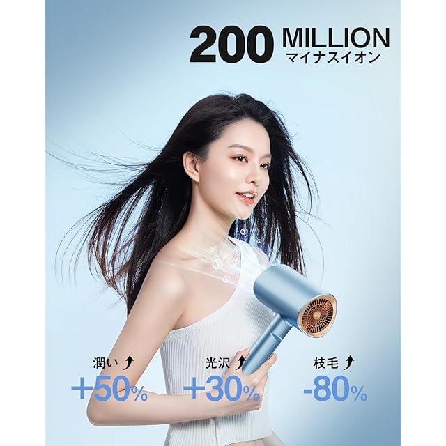 Zolara ドライヤー 大風量【2025年春夏限定 美容師監修】速乾 ヘア