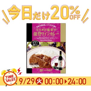 《 29日限定SALE》能登ワインカレー【BASE-22】