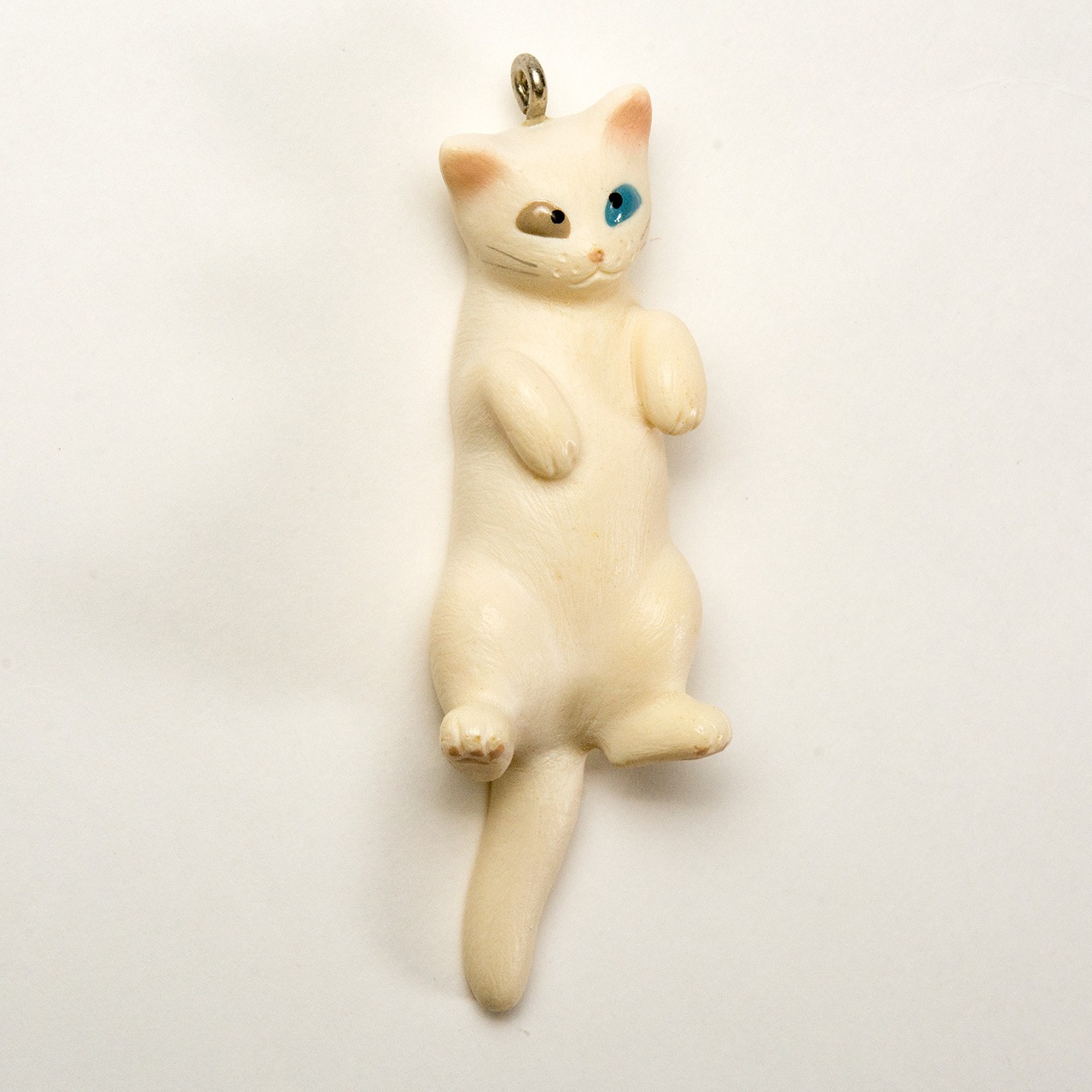 ペットラバーズ 猫どん LadyCat vol,7 白 ビーズ ストラップ N-2706