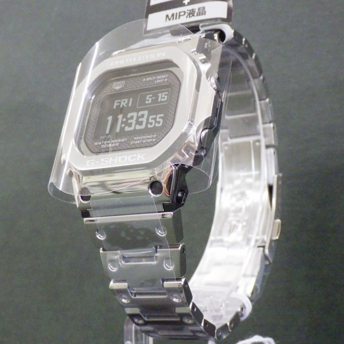 カシオ G-SHOCK GMW-BZ5000D-1JF 5000AI ADVANCE BASIC シルバーカラー 