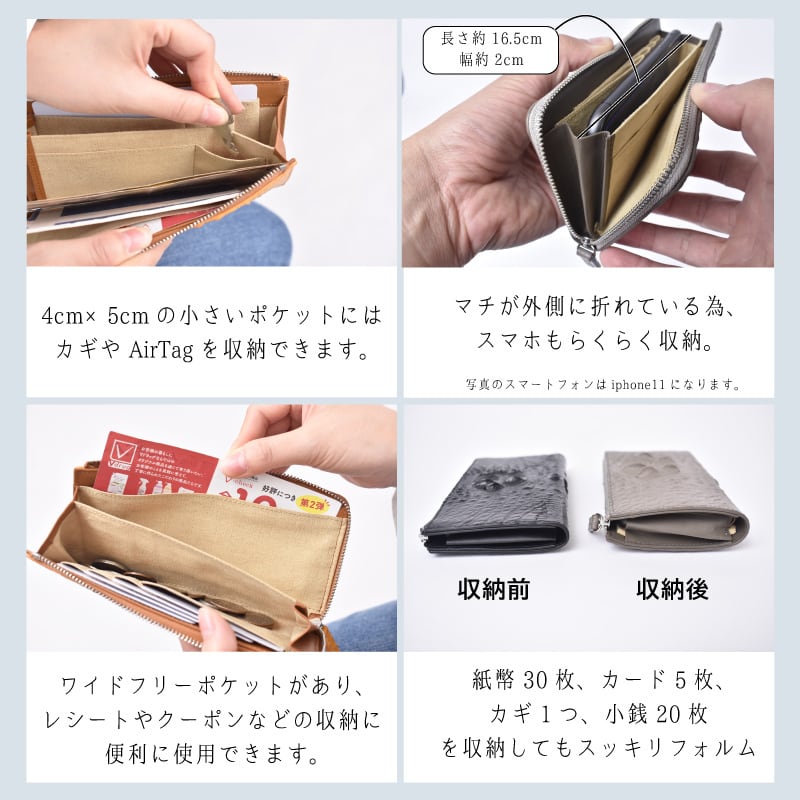 コンパクト クロコダイル長財布 51-810c | MGsable コンパクト クロコダイル長財布 51-810c | MGsable