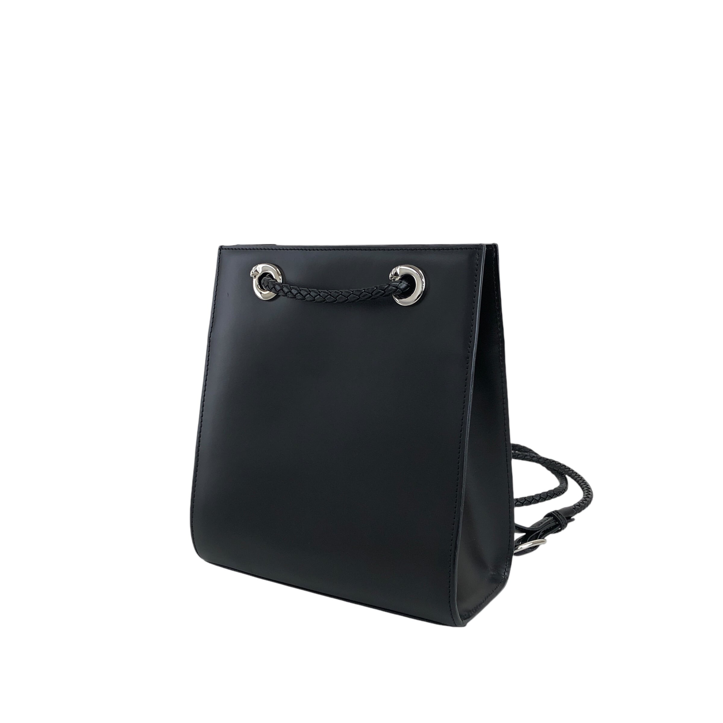 Cartier カルティエ パンテール バックパック ブラック レザー Cartier カルティエ パンテール バックパック ブラック レザー