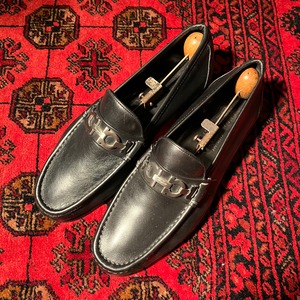 Salvatore Ferragamo GANCHINI LOGO LEATHER LOAFER/サルヴァトーレフェラガモガンチーニロゴレザーローファー