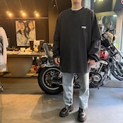 【VETEMENTS】ヴェトモン LIMITED EDITION レイヤードデザイン ロングスリーブTシャツ