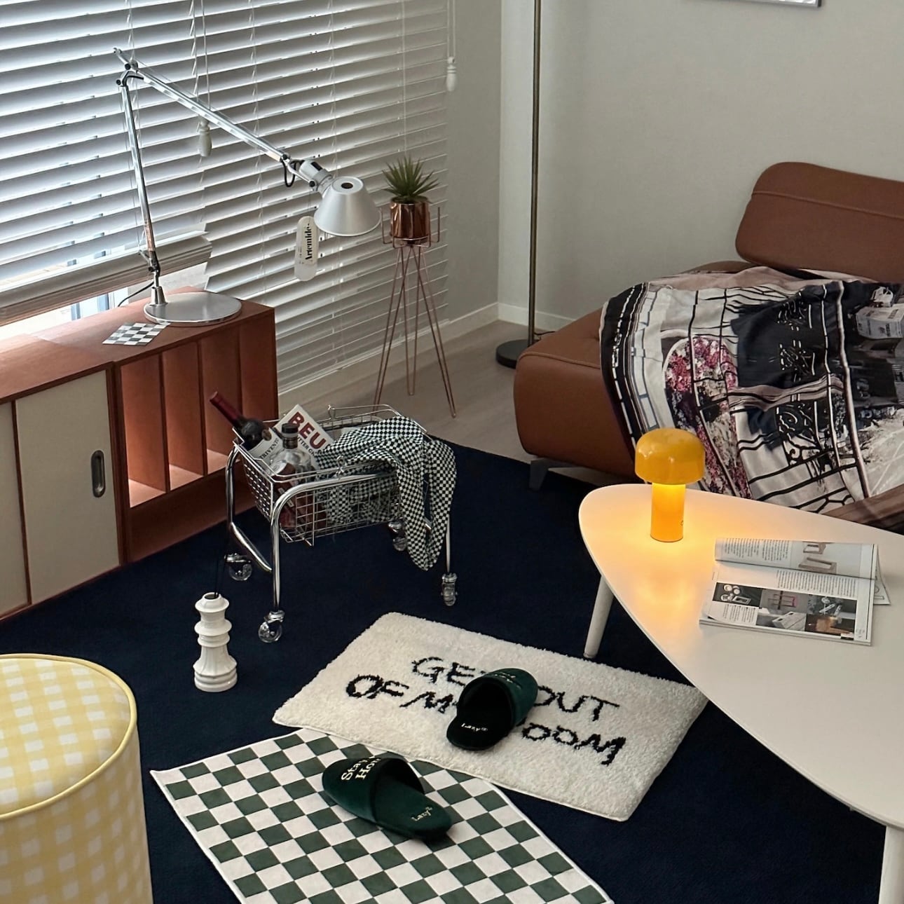 get out of my room rug / ゲットアウト ラグ フットマット ミニ