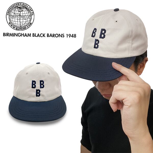 COOPERSTOWN BALLCAP クーパーズタウンボールキャップ BIRC48 STONE×NAVY フリーサイズ