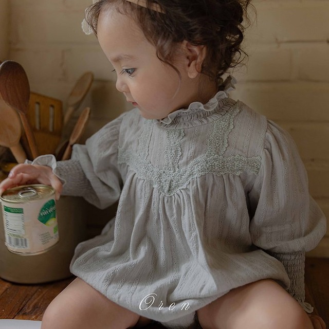 【取寄】oren｜riel lace bodysuit｜リエルレースボディスーツ｜S-M｜baby｜26 autumn