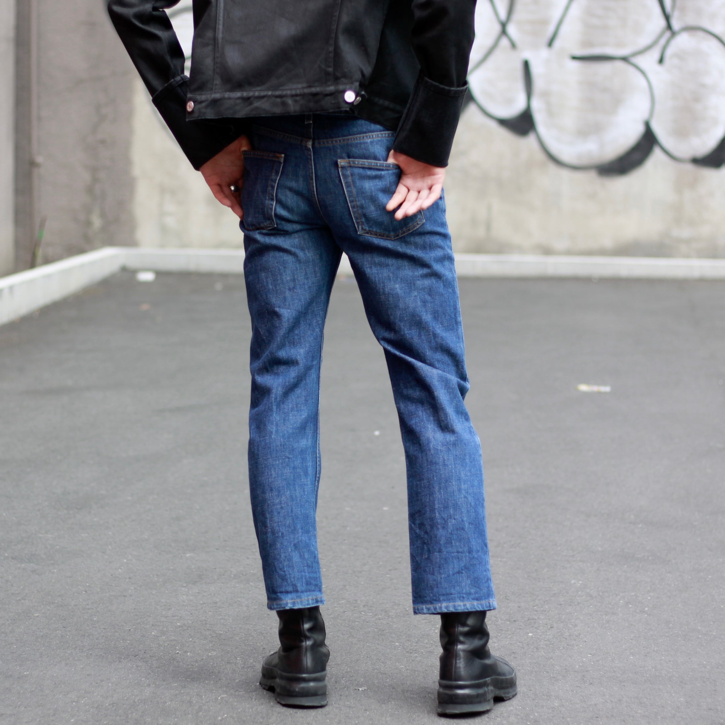 0237. Helmut Lang tapered denim pants テーパード デニム パンツ