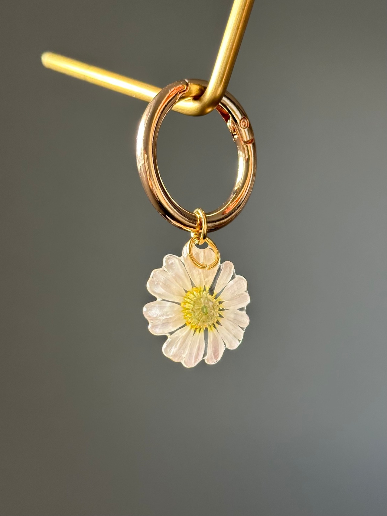 keychain 「marguerite white」【1点限定】