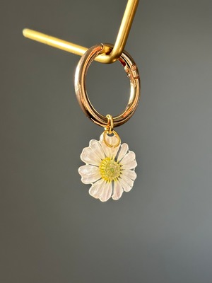 keychain 「marguerite white」【1点限定】