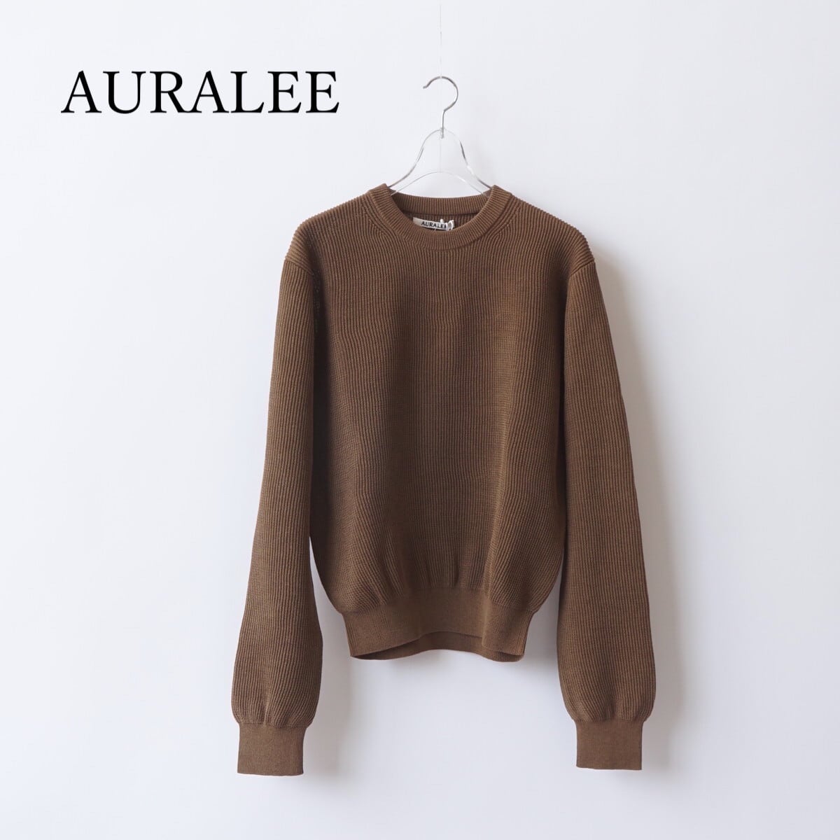 AURALEE/オーラリー・FLAT YARN RIB KNIT P/O | a flat shop