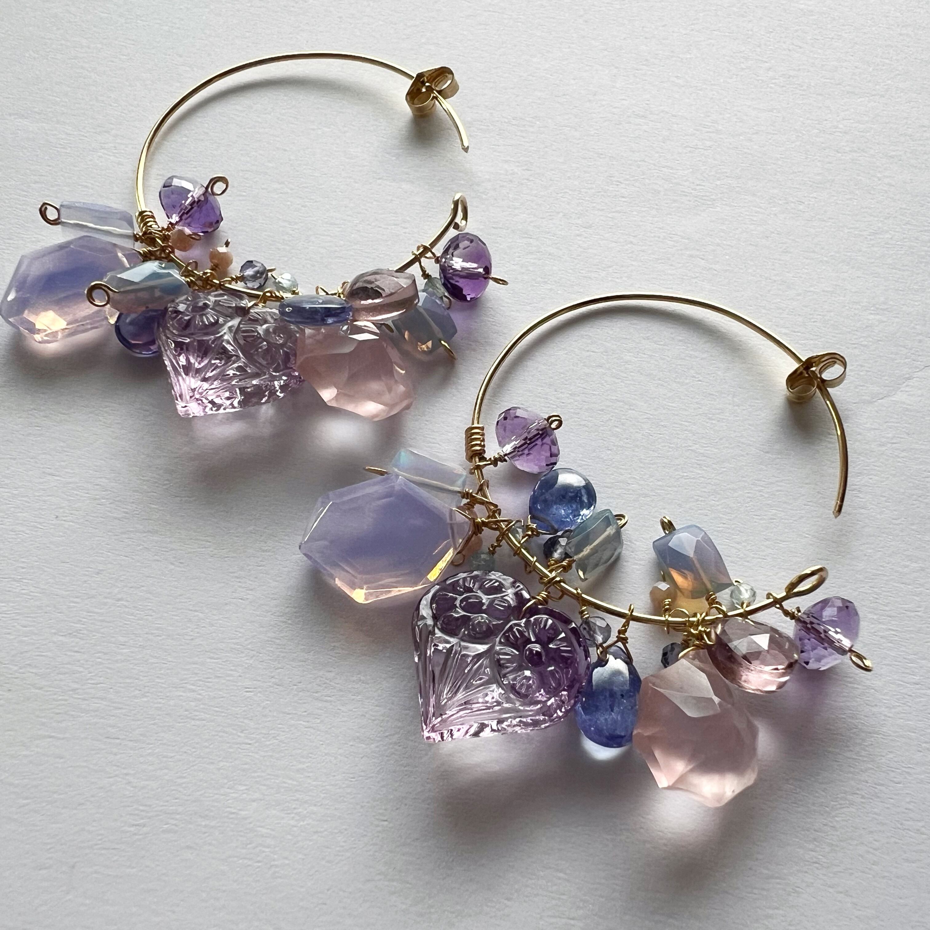 【専用です】14kgf✴︎カービングチャーム計3点 ピンクコッパーロゼンジカービング14kgfチャーム