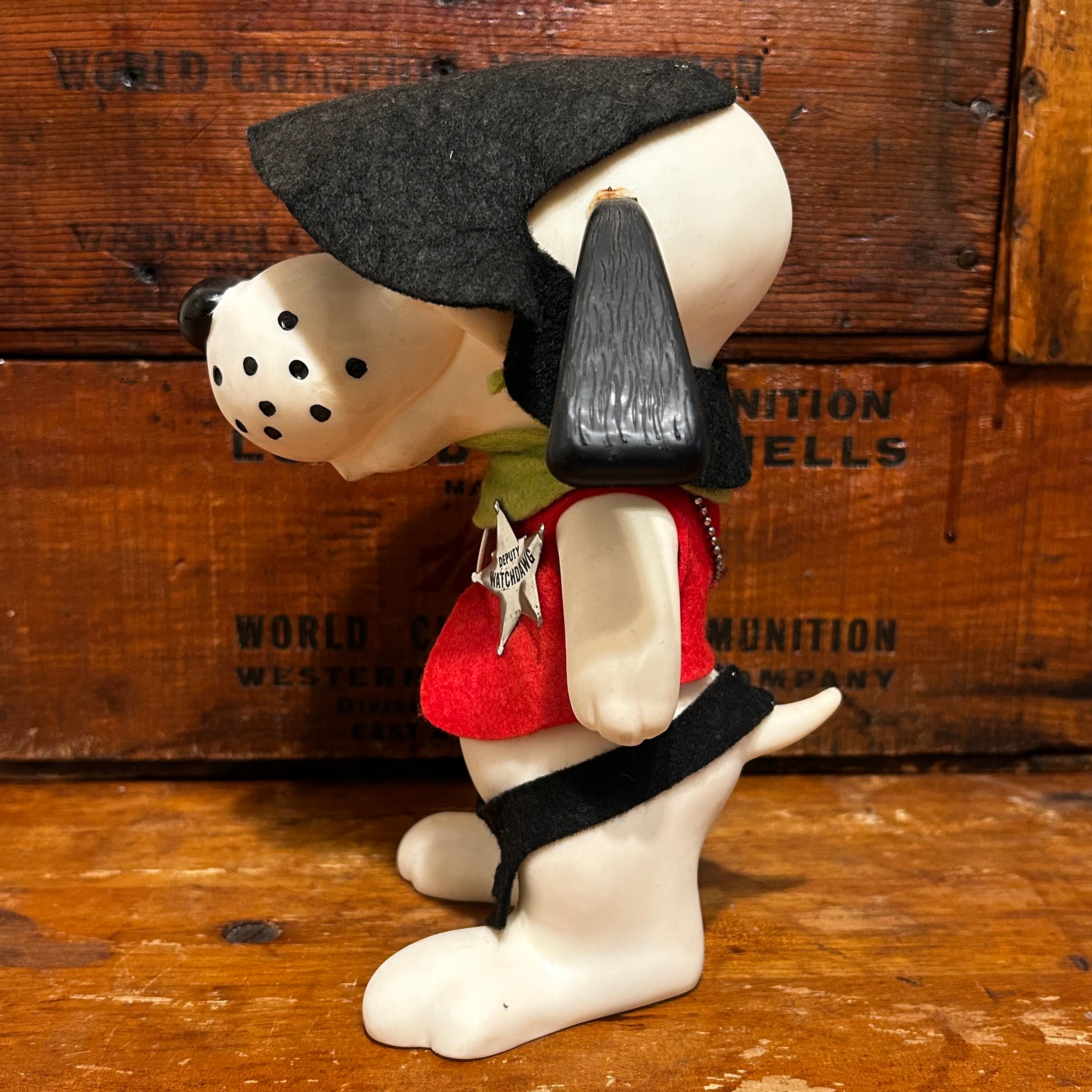 ロイデスドッグ・ノベルティバンク 保安官 ドッグ ソフビ 貯金箱