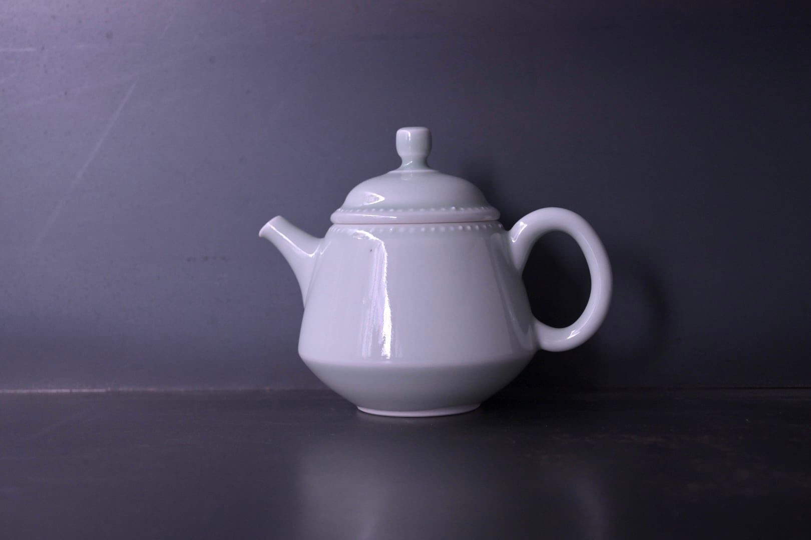 前川淳蔵 青磁点描珠型急須