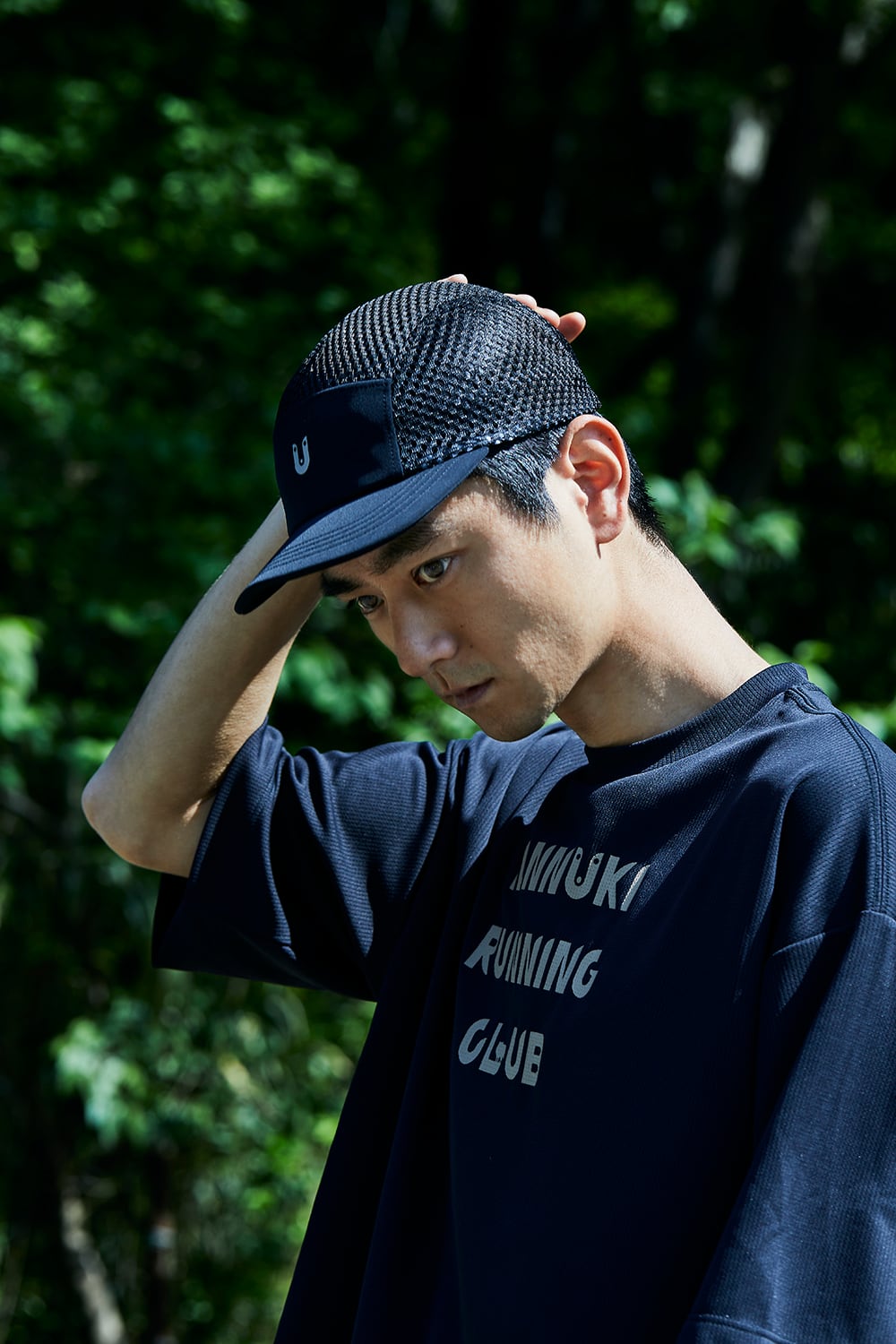 Sato Synthetic Mesh Cap2 : Color Olive | TANNUKI Running Wear Shop