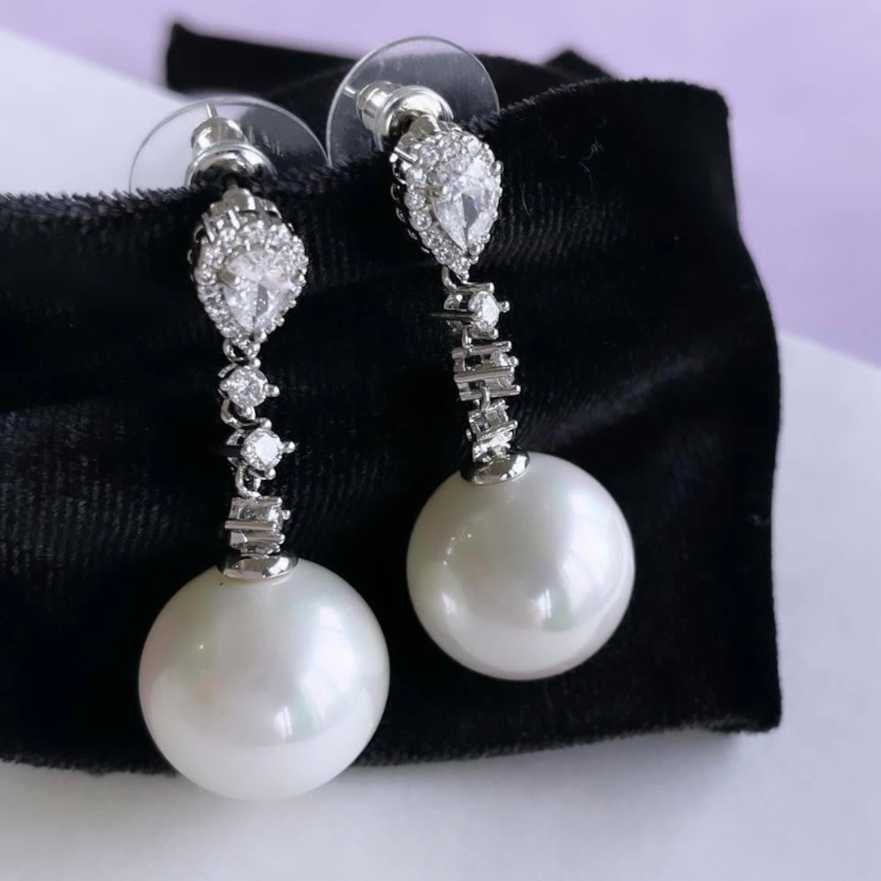 スイングパール (ピアス / イヤリング)