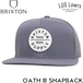 BRIXTON ブリクストン OATH III SNAPBACK スナップバックキャップ 帽子 メンズ レディース 10777 FTRGY 26SP 日本代理店正規品