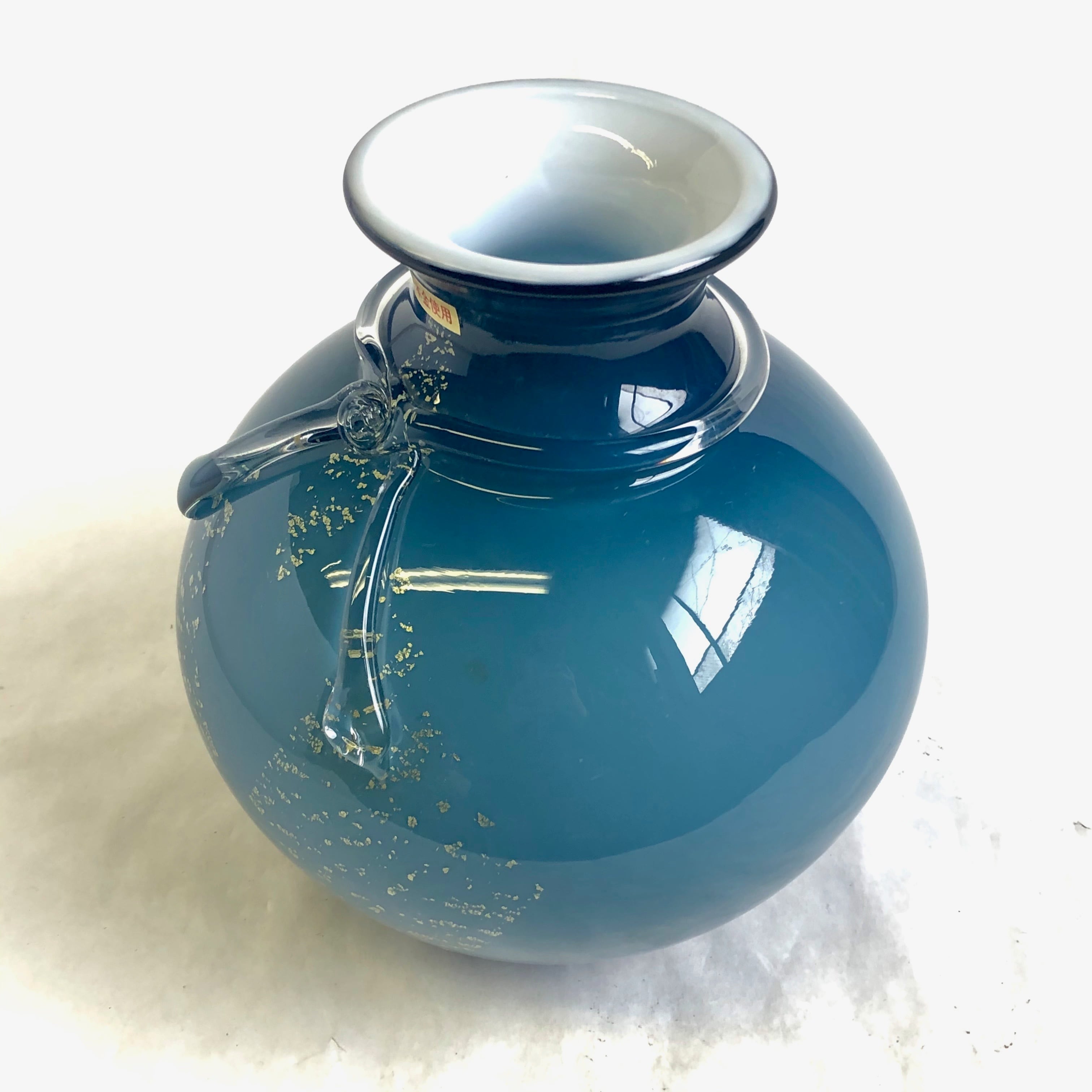 昭和レトロ KAMEI GLASS フラワーベース　花瓶