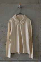 Glossy half-zip top