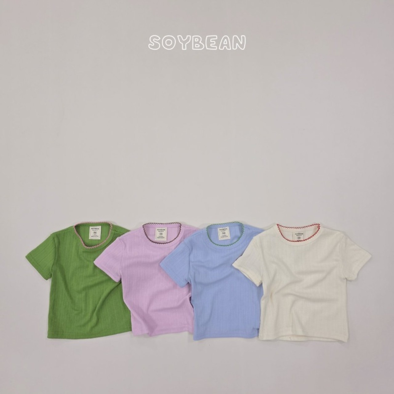 【即納】SOYBEAN 26/SM メロースリムTシャツ Sサイズ/パープル｜夏服｜韓国子供服