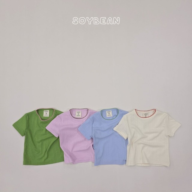 【即納】SOYBEAN 26/SM メロースリムTシャツ Sサイズ/パープル｜夏服｜韓国子供服