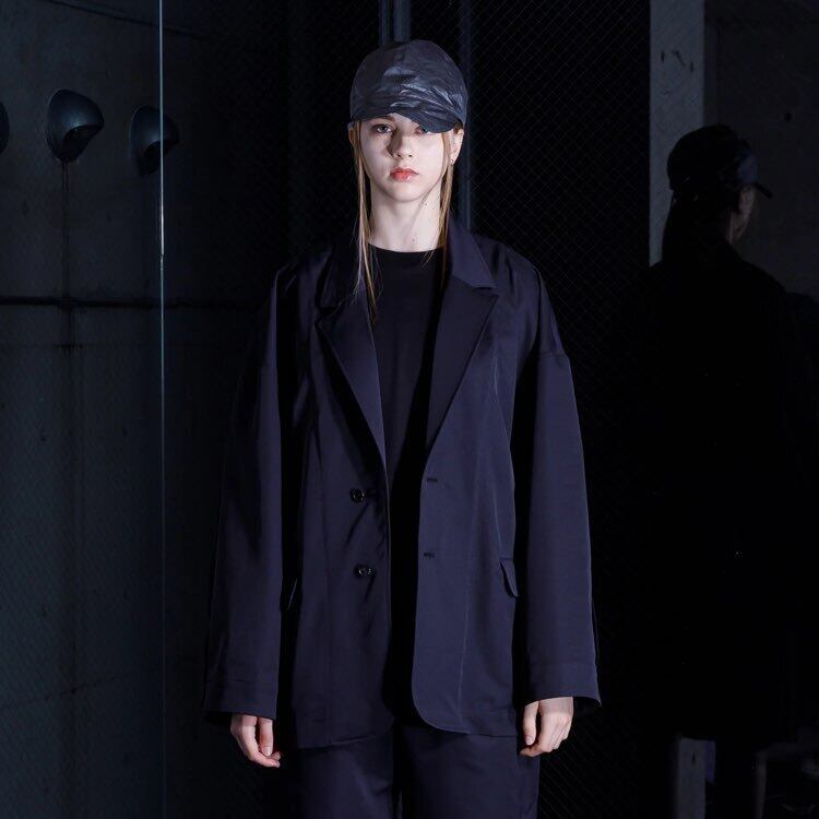 24SS】VOAAOV Relux Tech Chino Big Tailored Jacket (BLACK) VOJK-L22