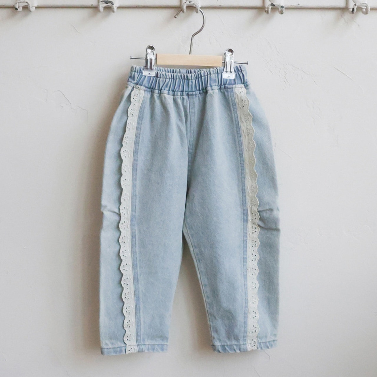 「予約販売」秋フリル付きジンズ