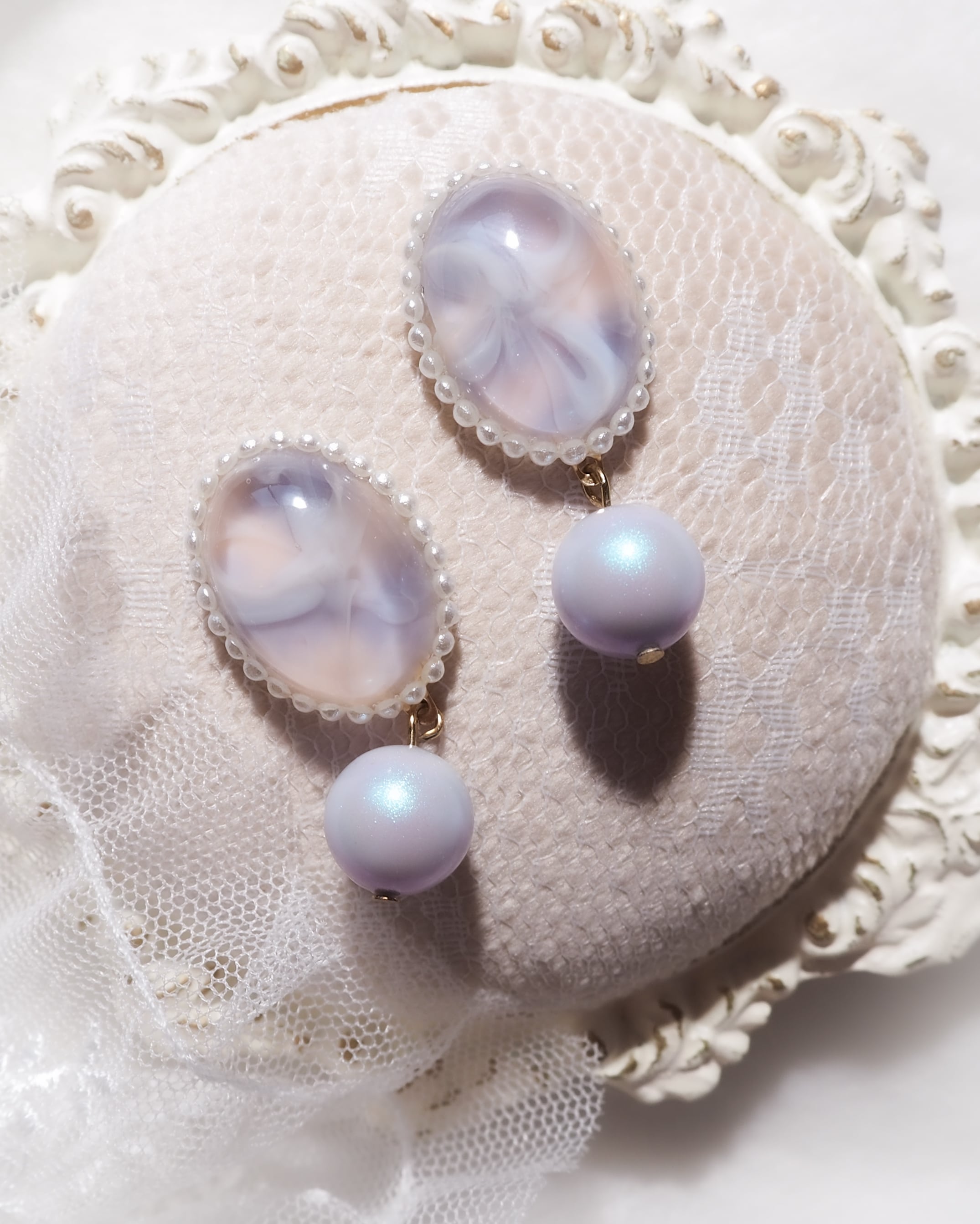 『 夢のような空 』耳飾り