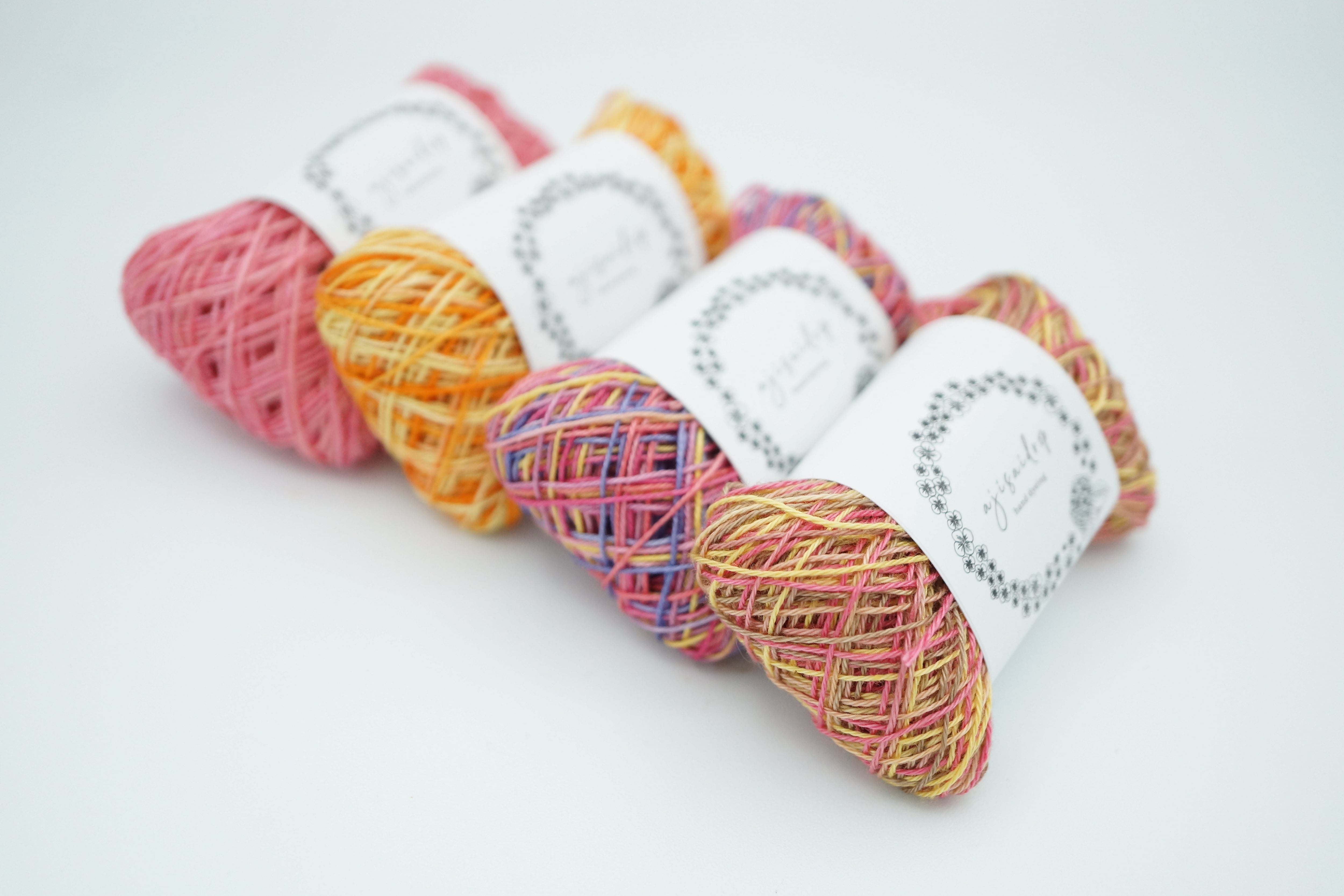 手染め糸-hand dyeing threads- | ajisaidrop