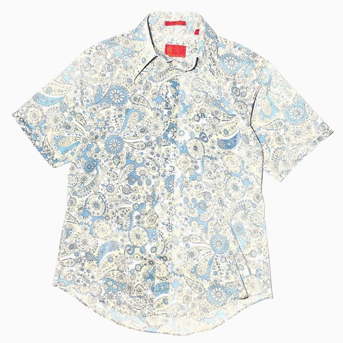 Vintage 70's【KINGS ROAD】"Paisley" Short Sleeve Shirt