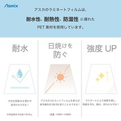 アスカ ラミネートフィルム A4サイズ F1026 静電防止 100枚入り 100μ