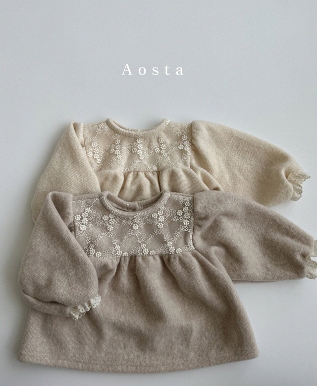 《即納》《Aosta》knit monette blouse