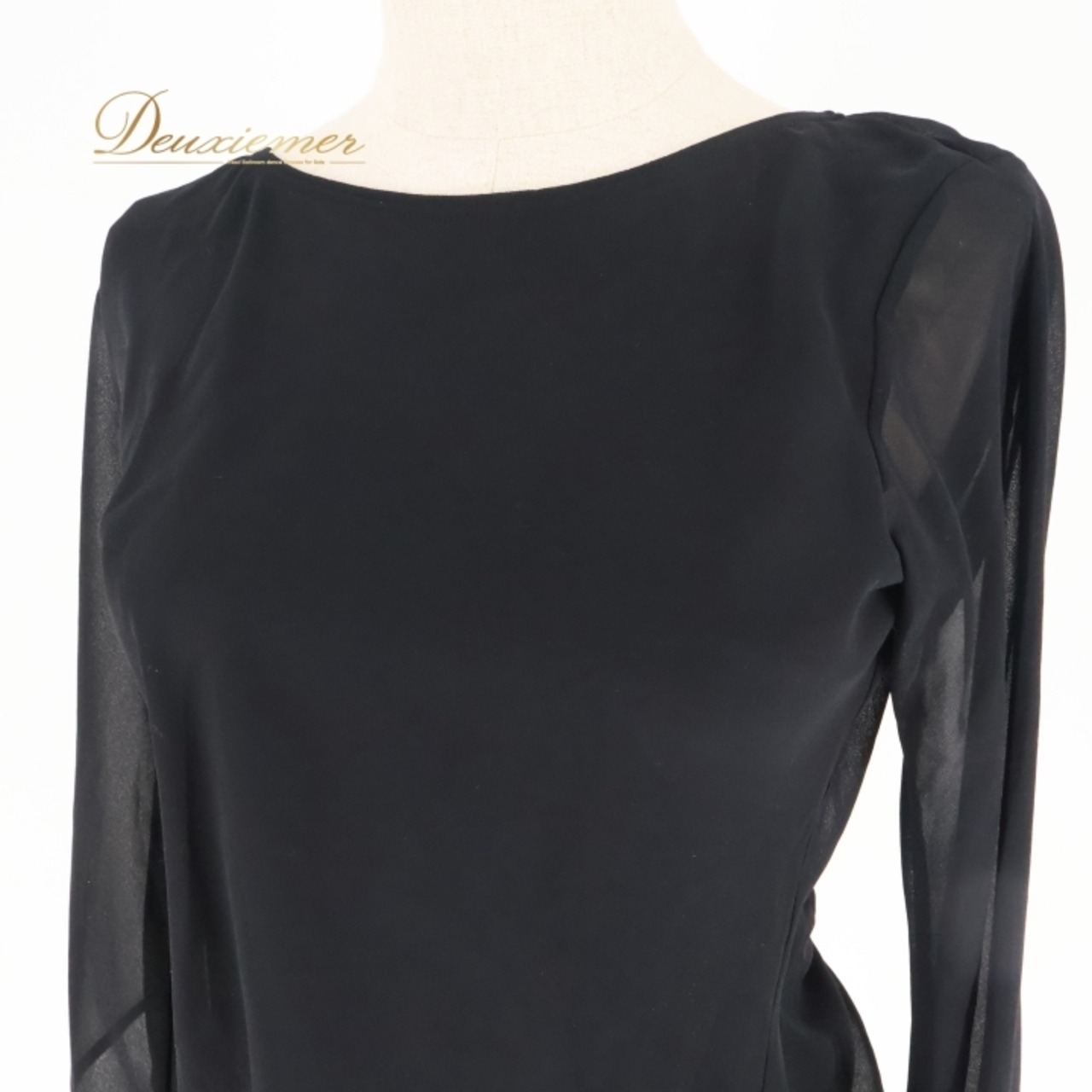 社交ダンス 衣装 トップス ブラウス ブラック系 チャコット Chacott レッスン 練習 黒 透け感 チュール 日本製 ふんわり 大人っぽい 上品 おしゃれ フレア レディース ダンスウェア 軽やか 透け感素材 シンプル きれいめ スタイリッシュ