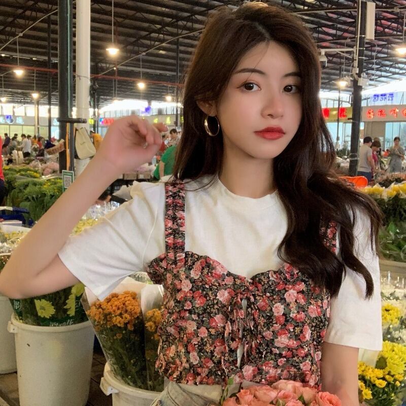 ショートTシャツ サマートップス 大人ガーリー スウィート キュート カジュアル 夏物 YY-ファッション14667341464