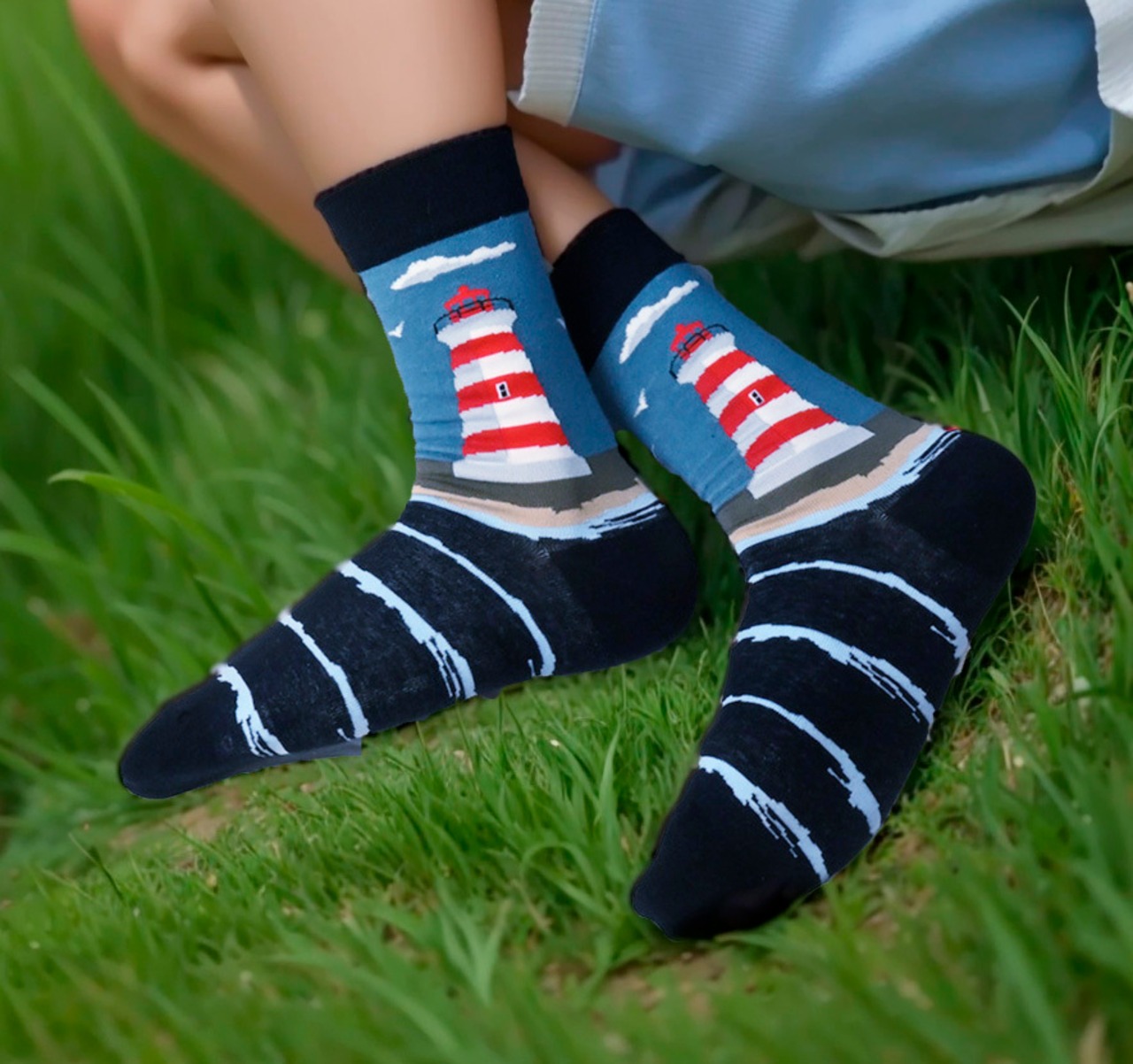 lighthouse crew socks 灯台 クルーソックス - 4