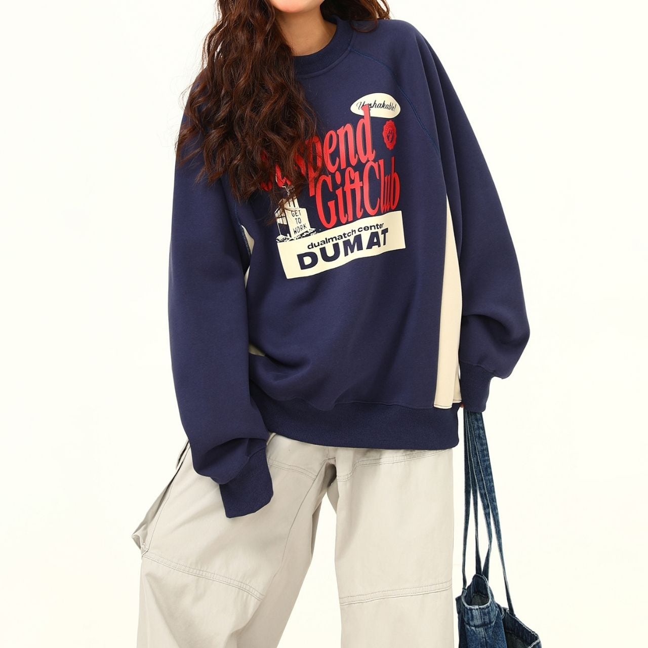 ボールドロゴカレッジライクスウェット R00819