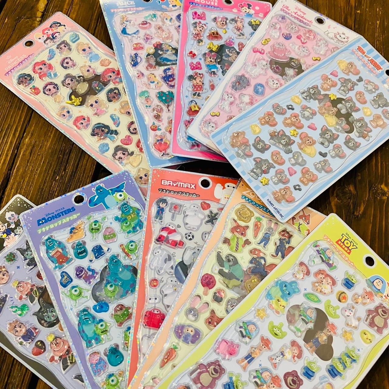 ディズニー ディズニープリンセス プチドロップステッカー CA04