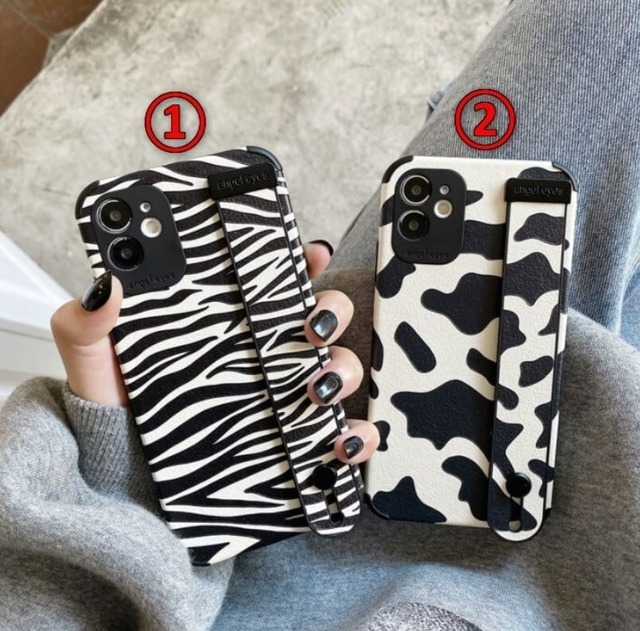 【予約商品】iPhoneケース ”case with zebra and cow band”