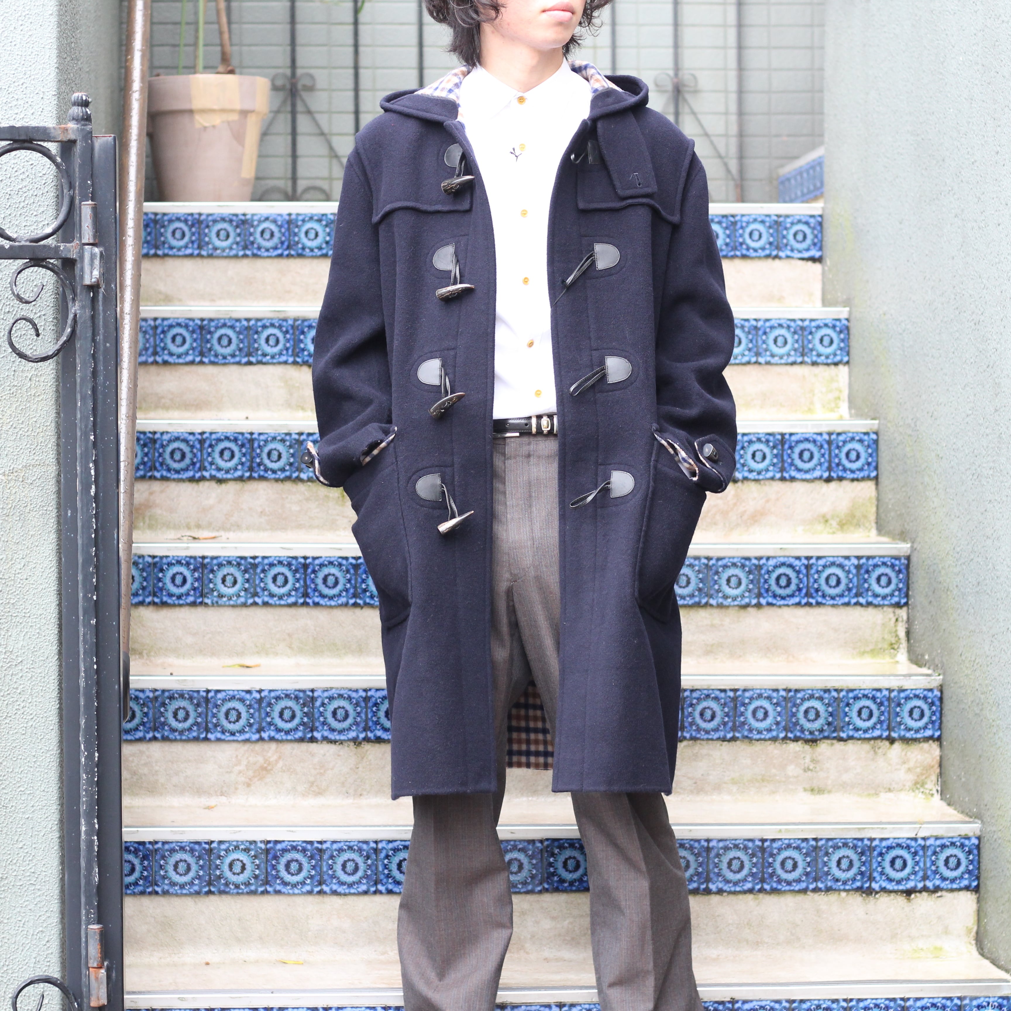 Aquascutum WOOL DUFFLE COAT MADE IN JAPAN/アクアスキュータムウール