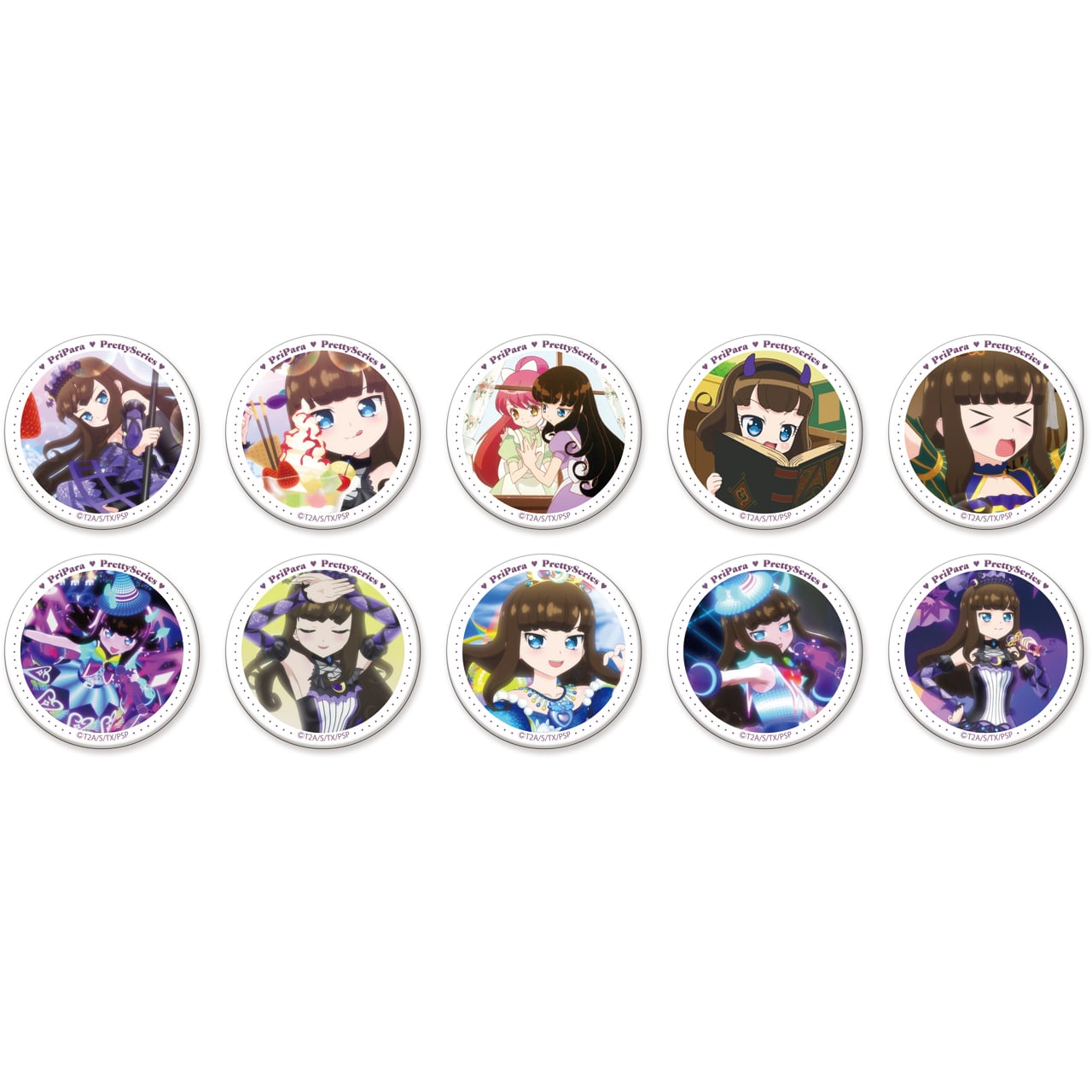 プリパラ　あろまいっぱい缶バッジ　20点セット プリパラあろまいっぱい缶バッジ20点セット