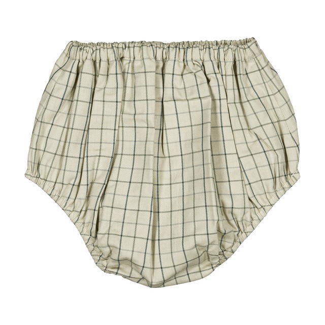 ご予約【MaisonMarelle】送料無料Bloomer CHAILLOT - apple green checks