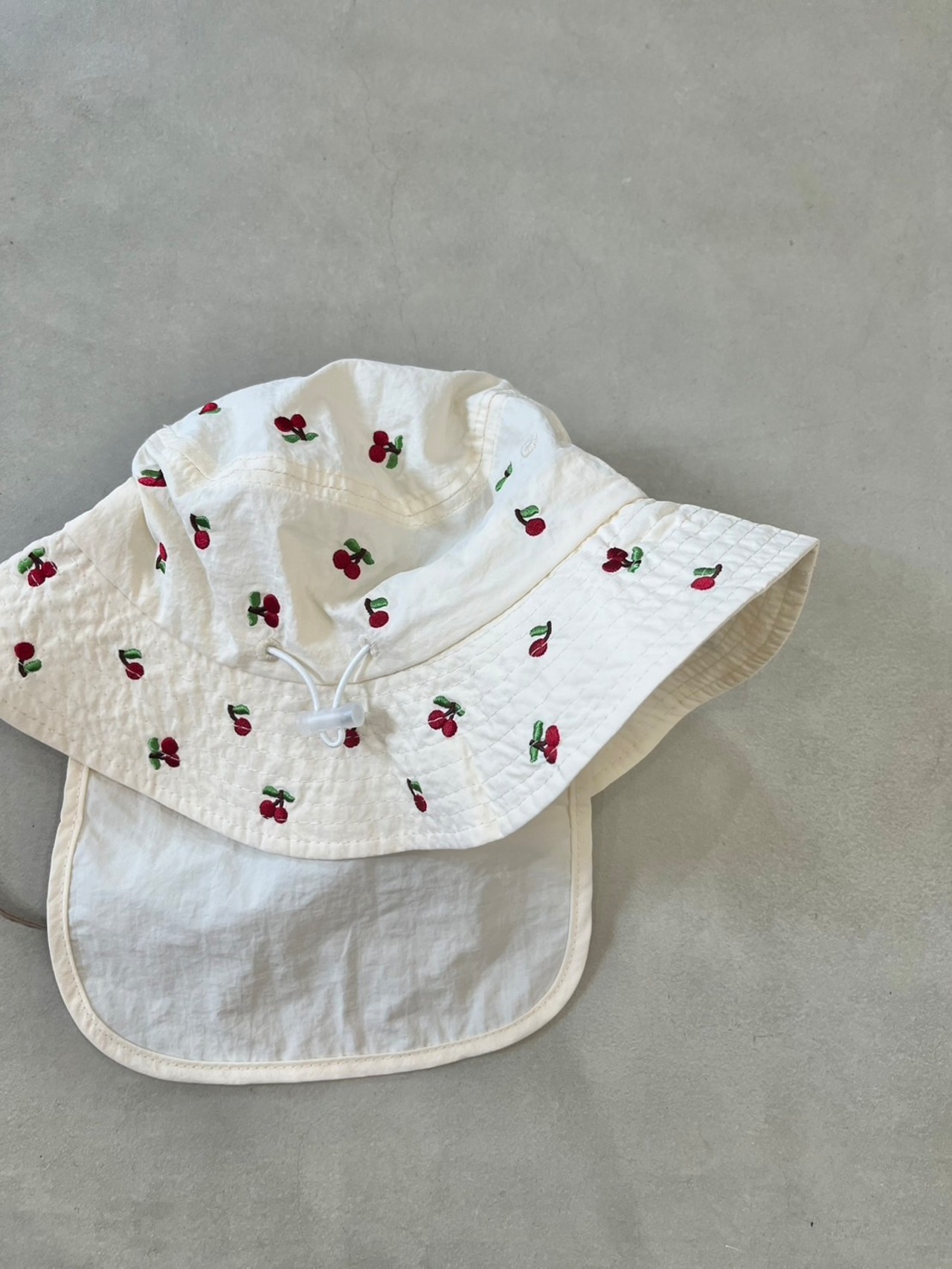 刺繍サンハット 49~53cm  CHERRY 240603 - 2