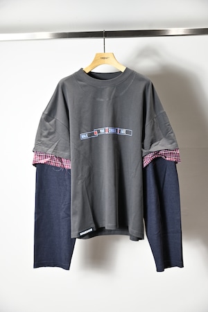 【25AW】NAMESAKE(ネームセイク) / CHUCK 3LAYERED TEE / カットソー