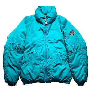 vintage MONCLER turquoise color down jacket