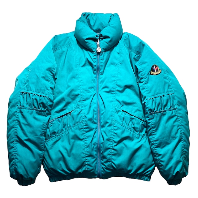 vintage MONCLER turquoise color down jacket