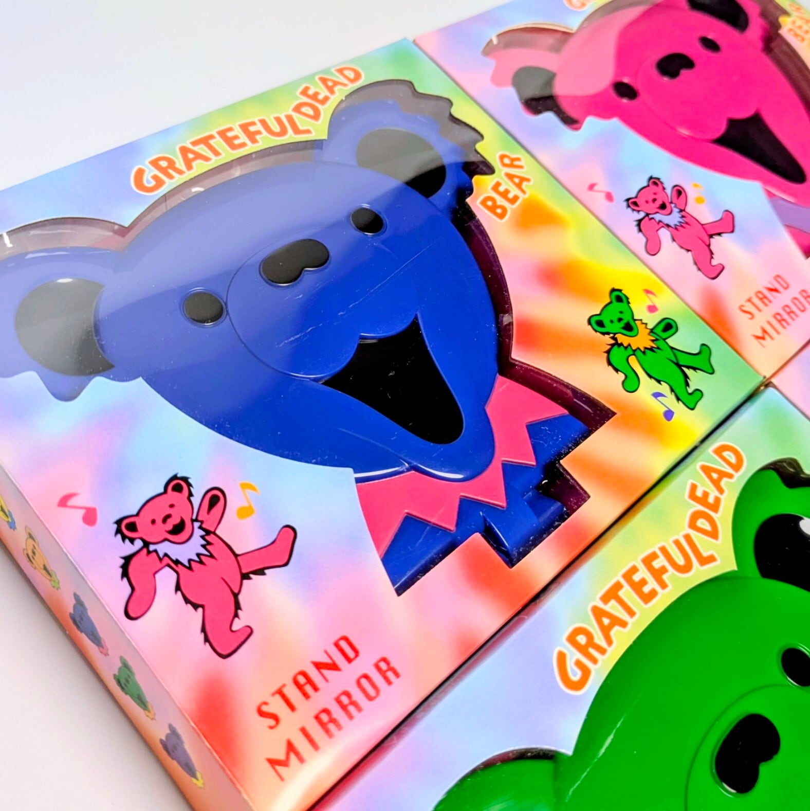 【 Grateful Dead ( グレイトフルデッド ) 】各種 4カラー 折りたたみ式スタンドミラー〚アメリカン雑貨 アメトイ〛