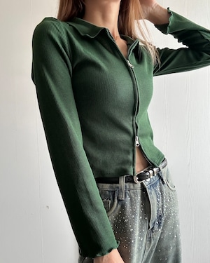 ダブルジップクロップリブ